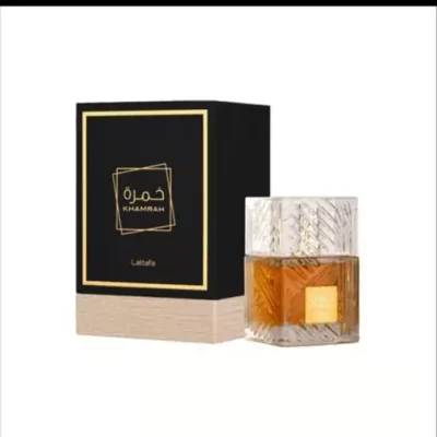 عطر ادکلن خمره مشکی لطافه Lattafa KHamrah black  حجم 100 میل اورجینال
