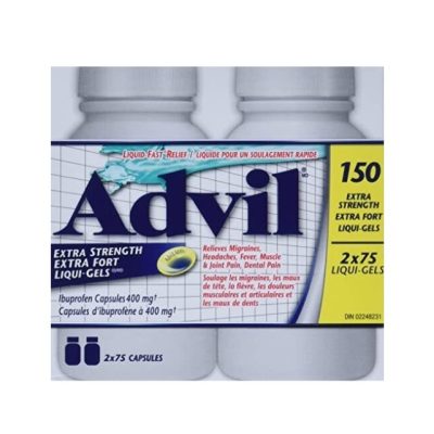 ایبوپروفن مایع با قدرت بالا پک دوقلو(Extra Strength Ibuprofen Liqui-Gels)